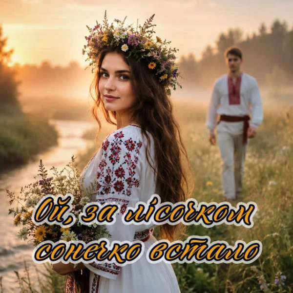 Ой, за лісочком сонечко встало